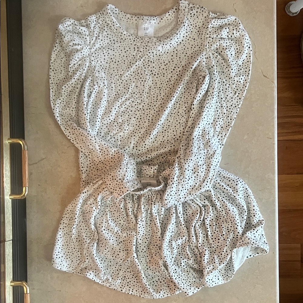 GAP Kids White and Black Polka Dot Matching Set